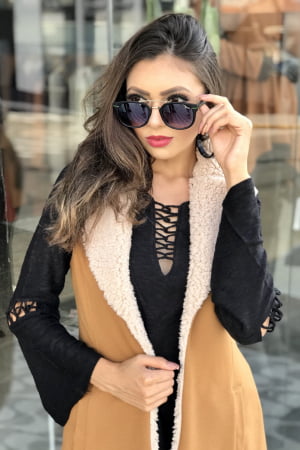 colete dezzafio confecçionado no moletom 100% algodão e todo forrado com pelo sintético (carneirinho)super macio confortável, uma peça coringa que toda mulher precisa ter no seu closet Produto Simples SKU: 5EC8257E9F323 colete dezzafio confecçionado no moletom 100% algodão e todo forrado com pelo sintético (carneirinho)super macio confortável, uma peça coringa que toda mulher precisa ter no seu closet Produto Simples SKU: 5EC8257E9F323