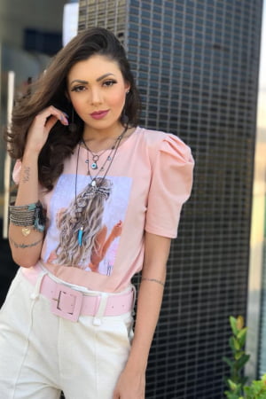 T-SHIRTS STRAS CABELO T-SHIRTS STRAS CABELO
